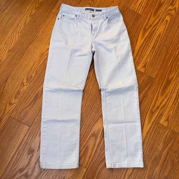 Liz Claiborne Denim - Liz Claiborne Straight Leg Jeans Light Blue WDMUC263 6R